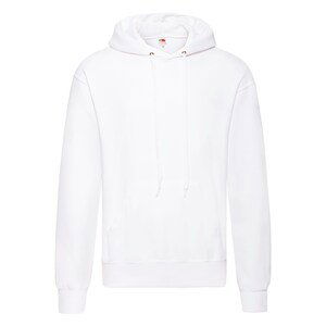 White men's sweatshirt Hooded Sweat Fruit of the Loom