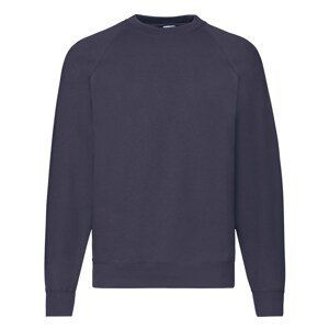 Granatowa bluza męska Raglan Sweat Fruit of the Loom