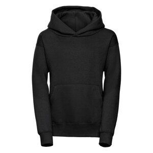 Czarna bluza dziecięca z kapturem Hooded Sweatshirt Russell