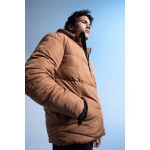 Windproof Water Repellent Defacto Fit Hooded Fleece Inflatable Jacket