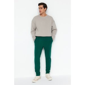 Trendyol Limited Edition Green Men's Regular/Normal Fit Premium Elastic Legs Basic Sweatpants.