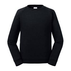 Black children's sweatshirt Raglan - Authentic Russell