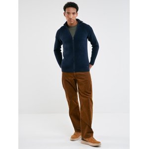 Big Star Man's Zip Sweater 161013 Blue Wool-403
