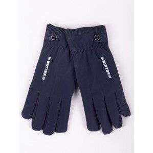 Yoclub Man's Men's Gloves RES-0164F-195C Navy Blue