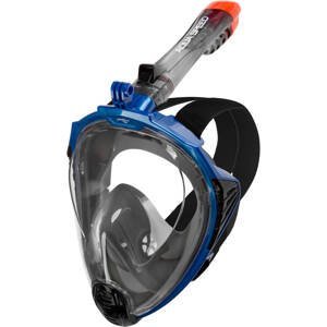 AQUA SPEED Kids's Full Face Diving Mask Drift Navy Blue/Black Pattern 10