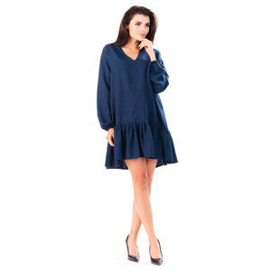 Infinite You Woman's Dress M146 Navy Blue