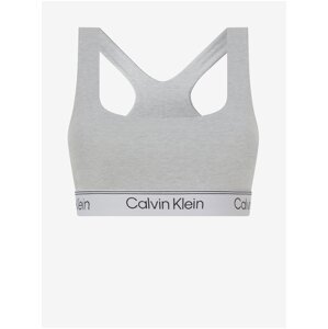 Světle šedá dámská sportovní podprsenka Calvin Klein Underwear - Dámské