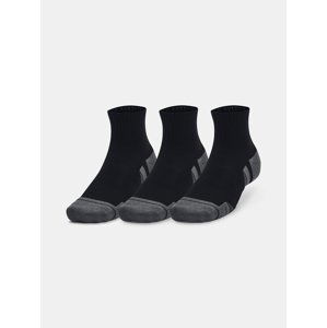 Under Armour Ponožky UA Performance Cotton 3p Qtr-BLK - unisex