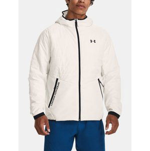 Under Armour Bunda UA STRM SESSION HBD JKT-WHT - Pánské