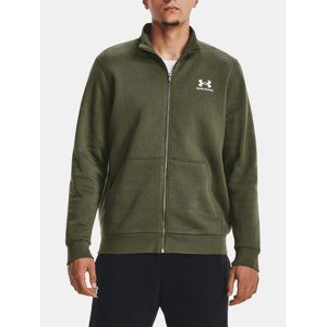 Under Armour Bunda UA Essential Flc Track Jkt-GRN - Pánské