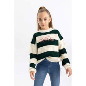 DEFACTO Girl Oversize Fit Crew Neck Pullover