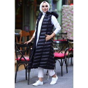 InStyle Long Waistcoat - Black