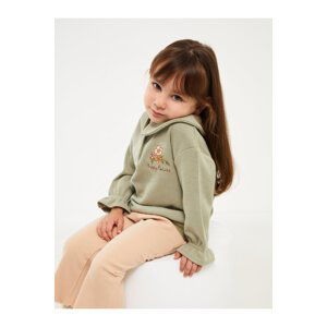 LC Waikiki Baby Girl Embroidery Detailed Sweatshirt