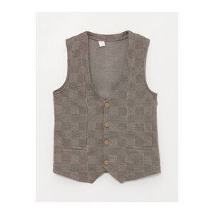 LC Waikiki Plaid Boys' Vest