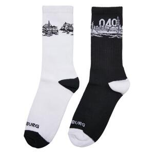 Ponožky Major City 040 2-Pack černá/bílá