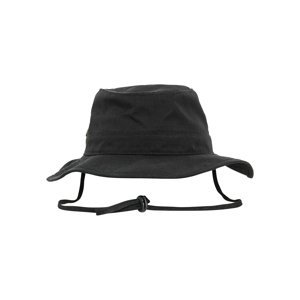 Černý klobouk rybář