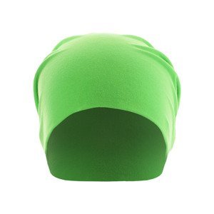 Žerzejová čepice neonová zelená