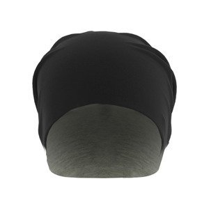 Jersey čepice oboustranná blk/grey