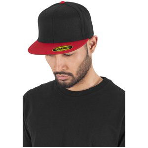 Premium 210 Fitted 2-Tone blk/red