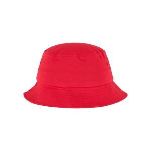 Čepice Flexfit Cotton Twill Bucket Red