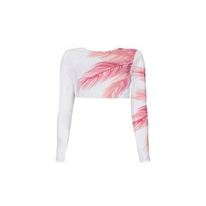 Plavky Barts TASMAN CROP TOP White