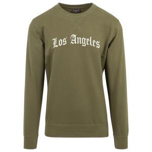 Los Angeles znění Crewneck olivový