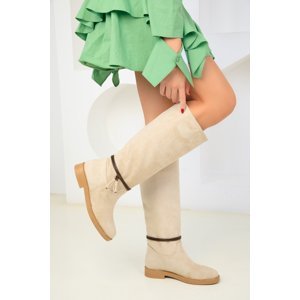 Soho Ten Suede-Brown Women's Boots 18509