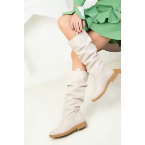 Soho Beige Women's Boots 18510