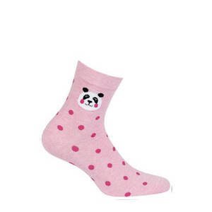 Gatta G44.01N Cottoline girls' socks patterned 33-38 rose 392