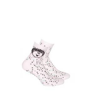 Gatta G44.01N Cottoline girls' socks patterned 33-38 white 232