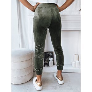 FRAGILE dámské kalhoty zelené Dstreet