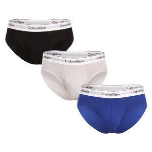 3PACK pánské slipy Calvin Klein vícebarevné