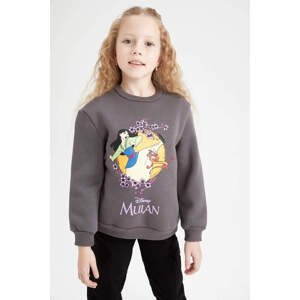 DEFACTO Girl Disney Princess Crew Neck Sweatshirt