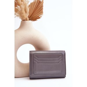 Dámská peněženka vyrobená z ekokůže šedé Joanela
