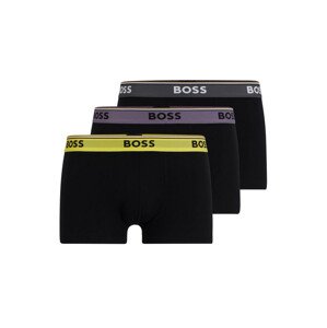 3PACK pánské boxerky Hugo Boss černé