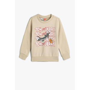 Koton Baby Boy Beige Sweatshirt