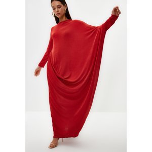 Trendyol Dusty Rose Stylish Knitted Kaftan Dress