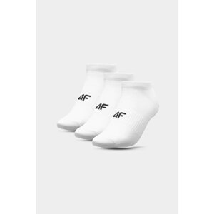 Pánské neformální ponožky 4F 3-PACK bílé