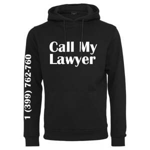 Pánská mikina Call My Lawyer Hoody - černá