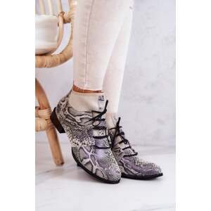 Dámské kozačky Suede Snake Maciejka