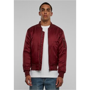 Bunda Basic Bomber Jacket vínová