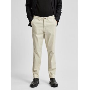 Krémové chino kalhoty Selected Homme Miles - Pánské