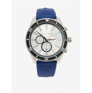 Pánské hodinky s páskem v modré barvě Armani Exchange - Pánské