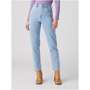 Světle modré dámské straight fit džíny Wrangler - Dámské