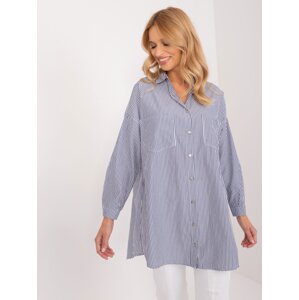 Shirt-BP-KS-1012V-2.70-white-navy blue