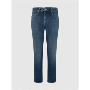 Modré dámské tapered džíny Pepe Jeans - Dámské