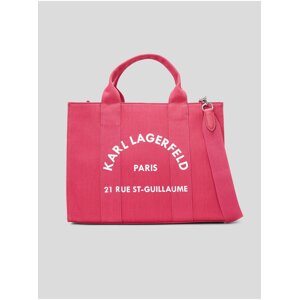 Růžová dámská kabelka KARL LAGERFELD Rue St-Guillaume - Dámské
