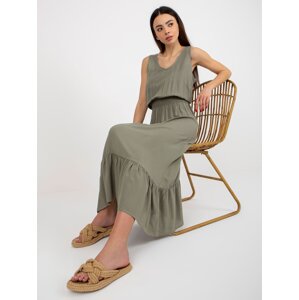 Dress-D73761R30391A-khaki