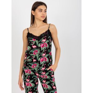 Blouse-D73771M11059A-black-green
