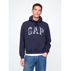 GAP Oversize mikina Patchwork Logo - Pánské